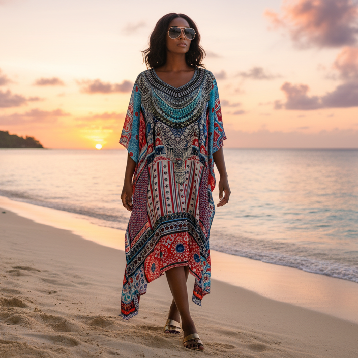 TULUM MIDI KAFTAN