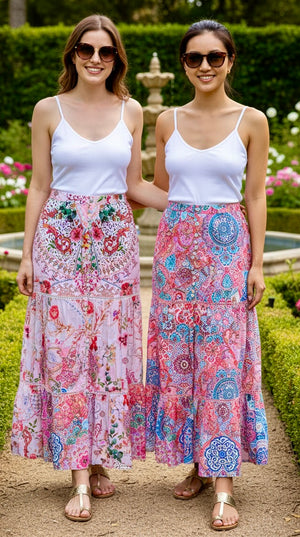 ELISE TIERED SKIRT