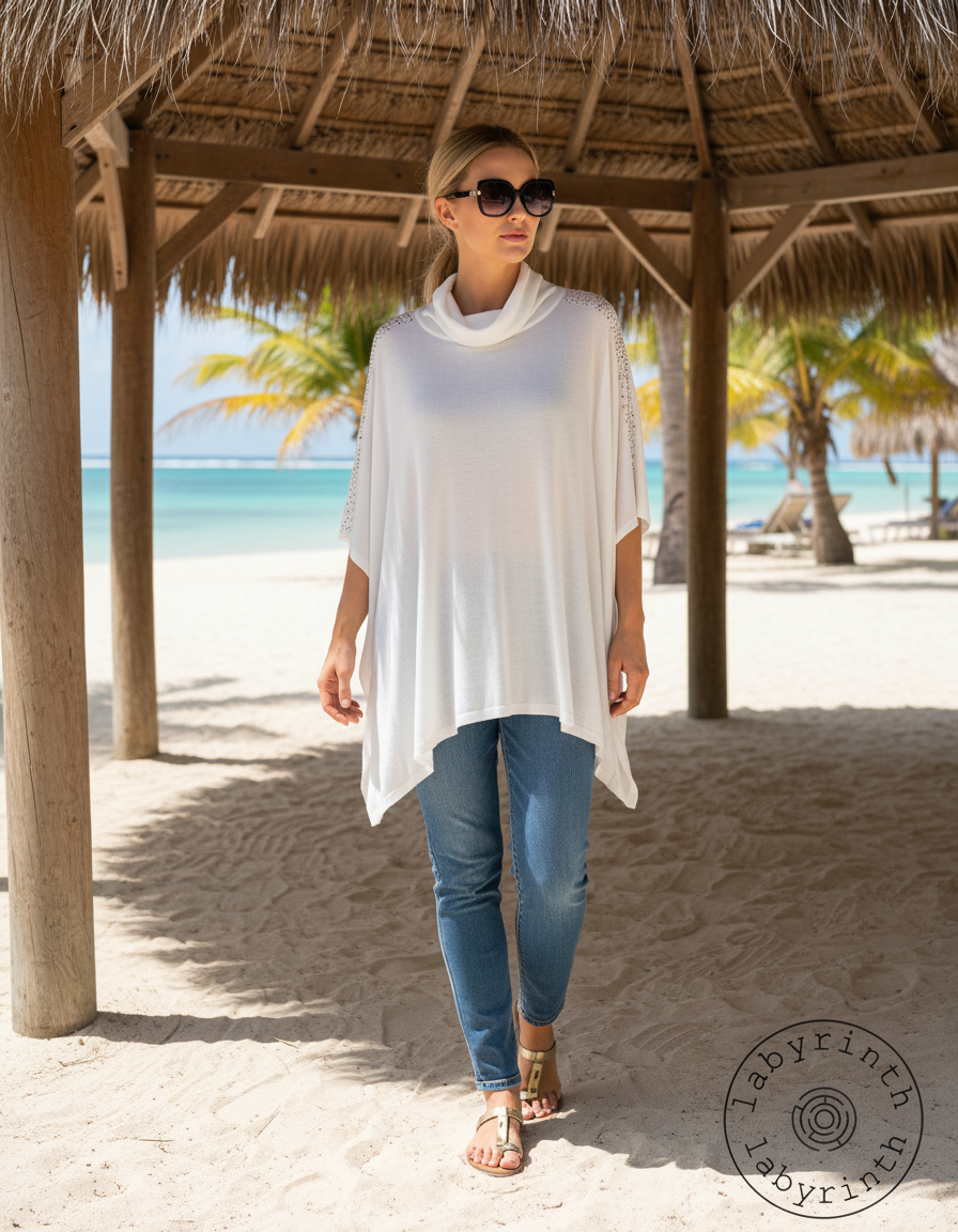 KNITWEAR LINA CAPE