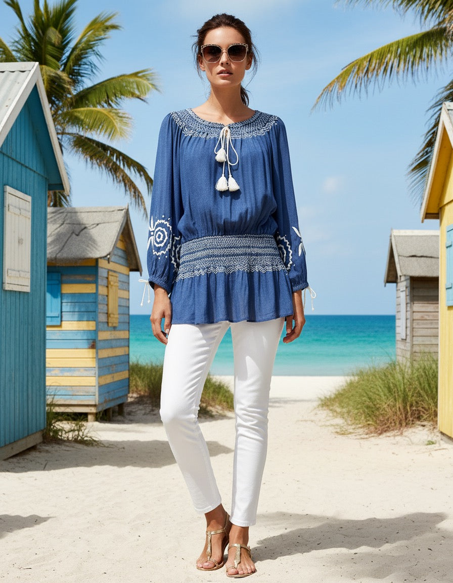 ROSETTE TUNIC