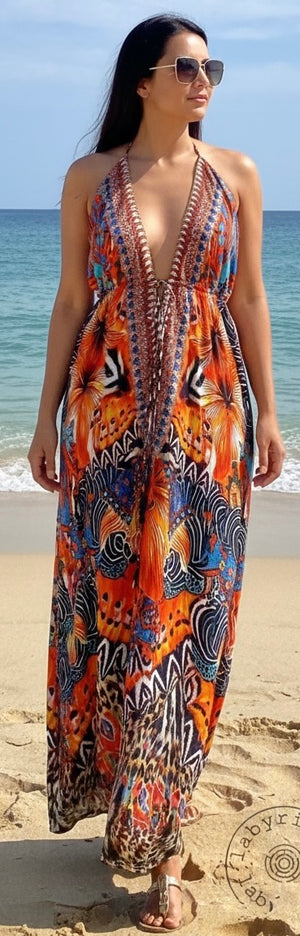 LAUREN HALTER DRESS