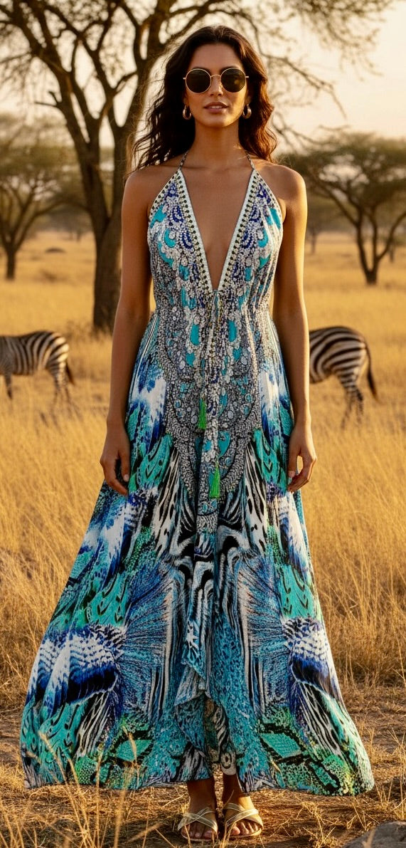 VERA HALTER DRESS