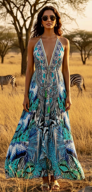 VERA HALTER DRESS
