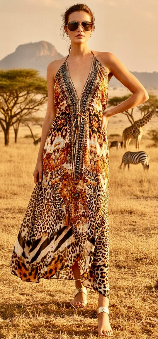 OLIVIA HALTER DRESS