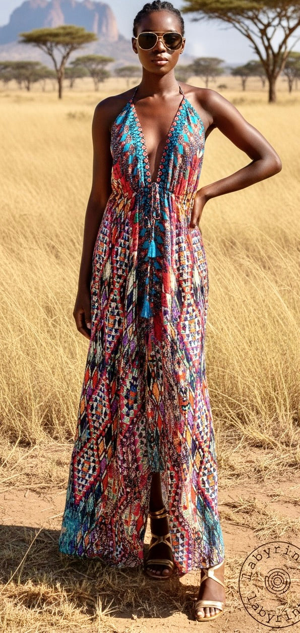 WILLOW HALTER DRESS
