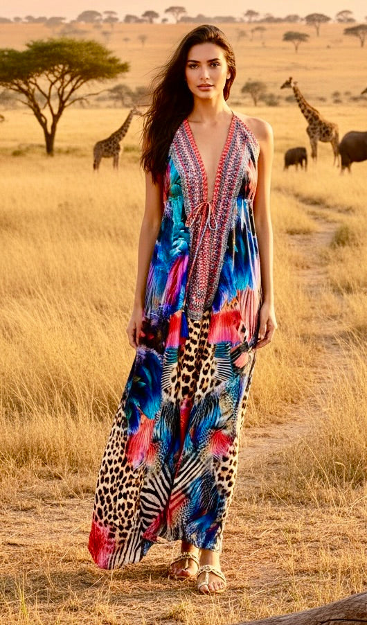 NALA HALTER DRESS