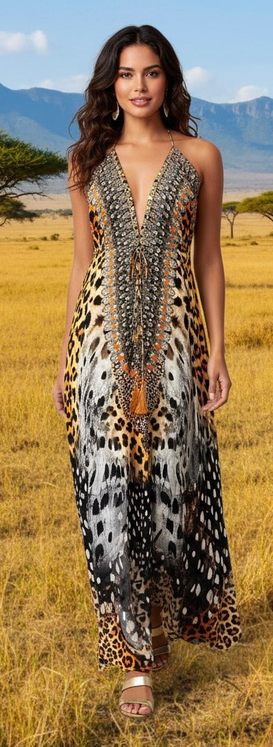 KELLY HALTER DRESS